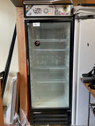 BEAUTIFUL! Turbo Air TGM-22R Refrigerated Glass Door Merchandiser with 4 Adjustable Shelves, LED Lighting and Advertising. 115 Volts  60Hz 1Ph 7.6Amp.  28 3/4" x 29" x 79 7/8"
Capacity: 20.3 cu. ft.
