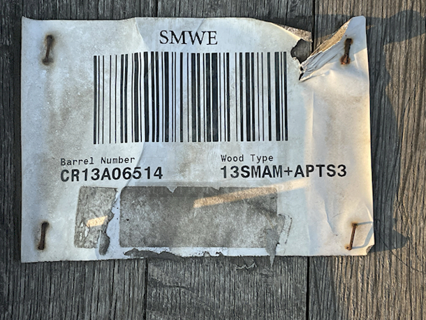 VERY NICE!! Ste Michelle Wine Estates Oak Wine Barrel. - Image 2 of 2