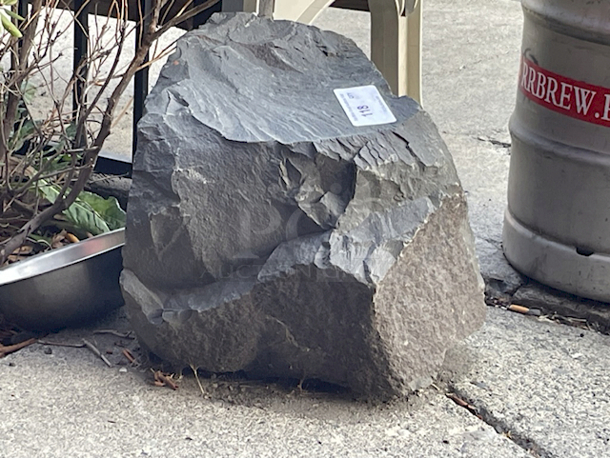 Decorative Stone. *1/2 Wood Barrel For Size Comparison Comparison - Image 5 of 6