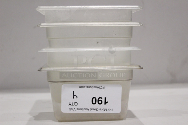 Cambro EN 63-1 Camware 1/6 Pans, 4” Deep
63⁄8" x 615⁄16"x4”
4x Your Bid
 - Image 4 of 5