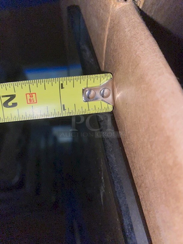 (2) 3/8" Thick Glass Doors With Hinges and Hardware For Mounting. 21-3/8x3/8x45 2x Your Bid - Image 5 of 5