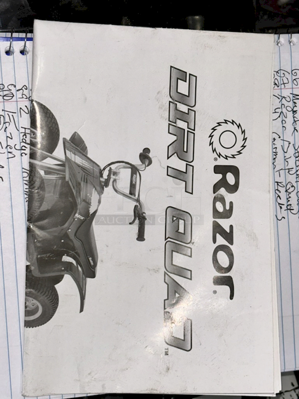 NEW! NEVER USED! Razor Dirt Quad - 24V Powered Ride-on, 12" Knobby Tires, up to 8 mph, Electric 4-Wheeler for Kids 8+ - Image 2 of 4