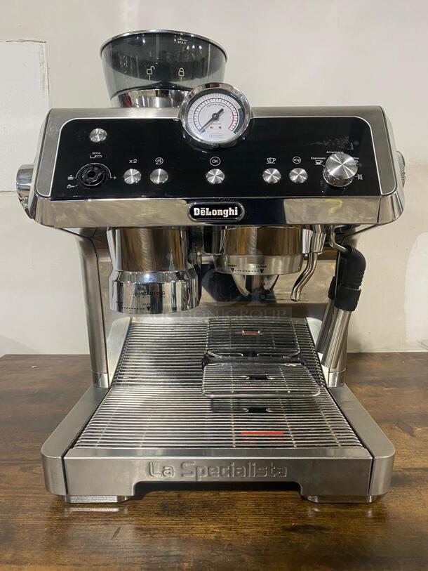 De'Longhi EC9355M La Specialista Prestigio Espresso Machine , 1.3L, Stainless Steel,Silver