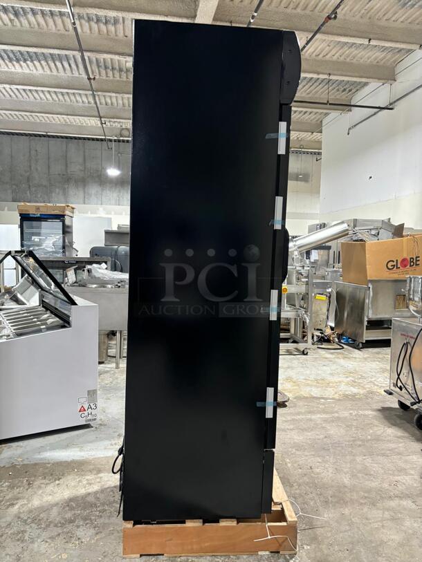 Brand New still in the box scratch & dent DSM-15R Commercial Single Glass Swing Door Merchandiser Refrigerator
 27DEPTH: 26HEIGHT: 76 ORIGINAL PRICE: $1648.35 - Image 4 of 4