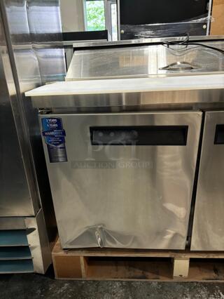 Dukers Commercial Food Prep Table with Optional Mega Top