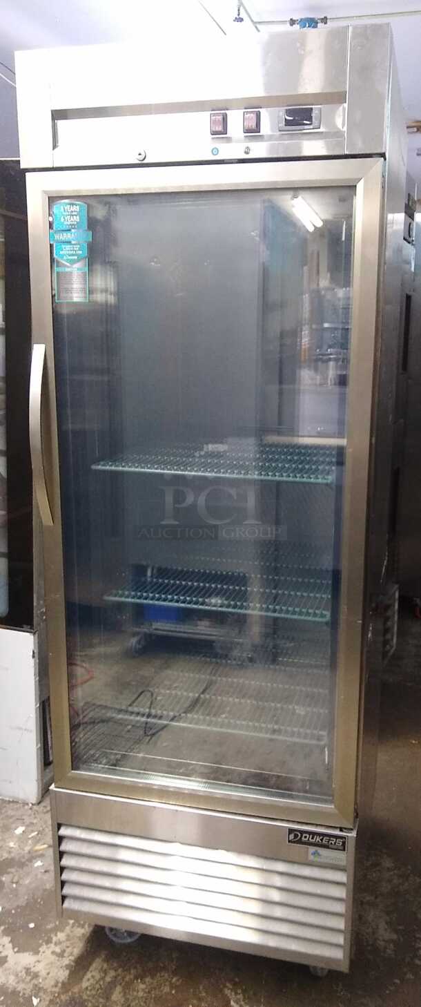 Dukers Commercial Reach In Freezer GLASS D28FG
 - Image 1 of 5