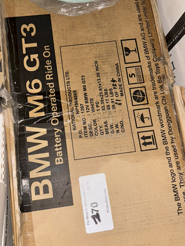 National Products BMW M6 GT3 12V Ride On, Ages 3+ - Image 2 of 4