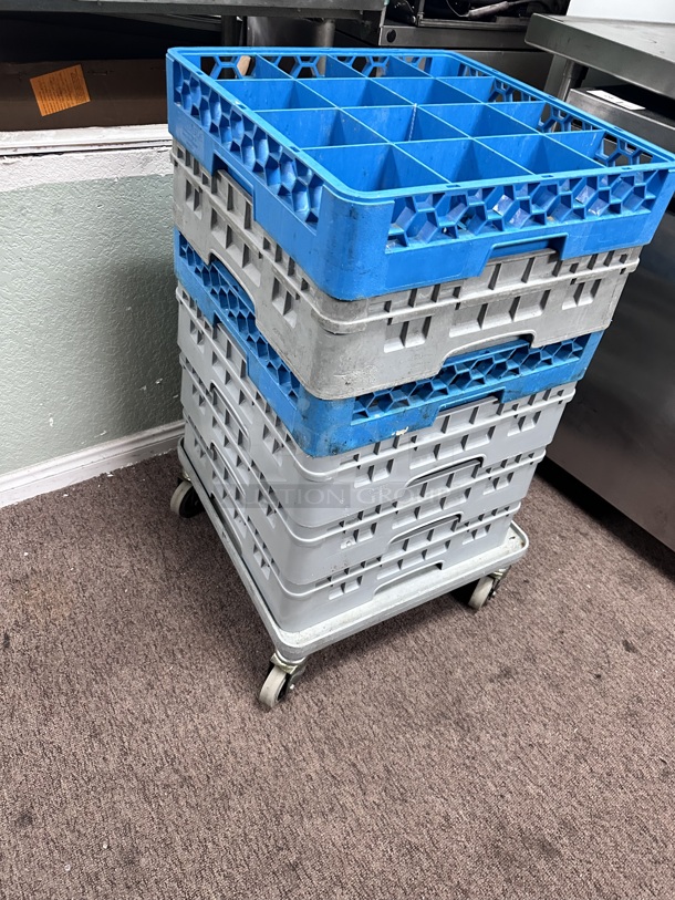 Commercial Dishwasher Rack NSF With Moving Cart - Image 5 of 5