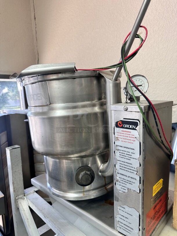 Groen TDB/6-10 10 Quart Electric Countertop Steam Jacketed Kettle 220 Volt 1 Phase Tested and Working - Image 5 of 10