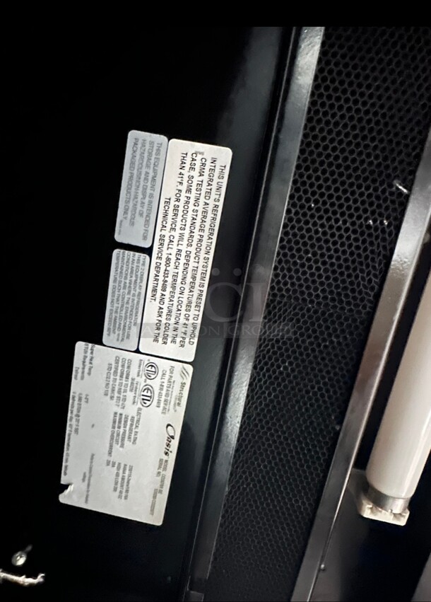 Working Structural Concepts HECO3678R Oasis 36 inch High Environment Refrigerated Air Curtain Merchandiser  - Image 8 of 10