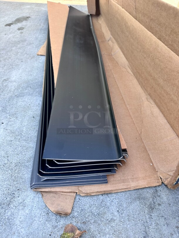 Mannington / Burke Wall Base #701 Black 6 inch Type TP Rubber Molding 6 inch x 4 ft  by 1/8 inch Cove (with Toe) - Image 3 of 4