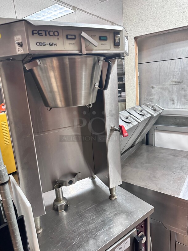 Clean Fetco CBS-61H C61016 Stainless Steel Single Automatic Coffee Brewer - 120/208-240V NSF Working - Image 2 of 7