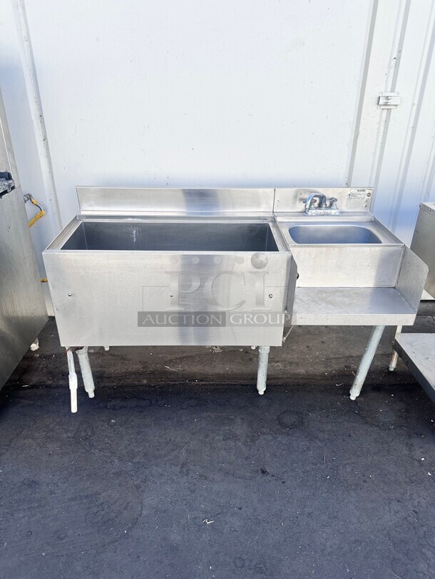 Commercial Bar Hand Sink With Ice Bin Cold Plated NSF  - Image 1 of 6