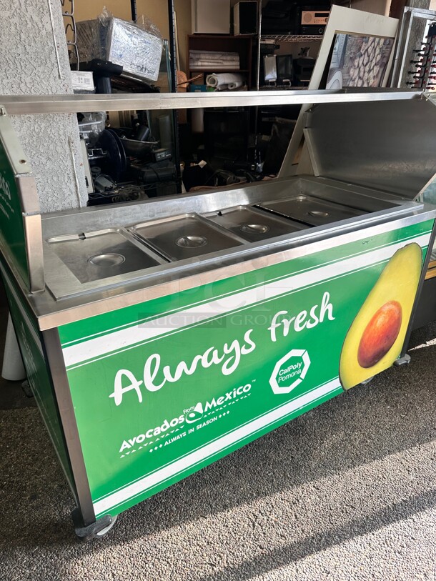 Excellent Condition Lakeside 60 in. Cold Food Table Salsa Bar 115 Volt Tested and Working! - Image 3 of 10