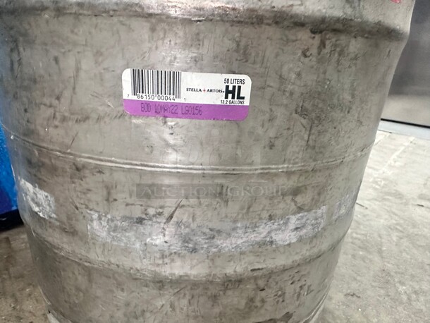 Stella Artois 13.2 Gal (1/2 bbl) keg - Image 6 of 8