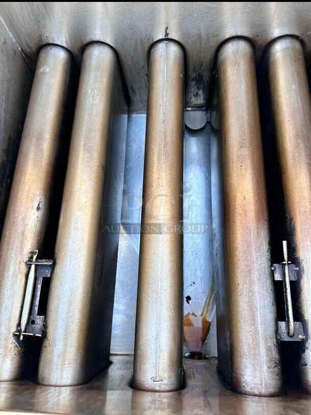 Late Model Used Frymaster SCFHD260G Gas Fryer - (2) 80 lb Vats, Floor Model, Natural Gas With Filtration System Tested and Working - Image 6 of 10