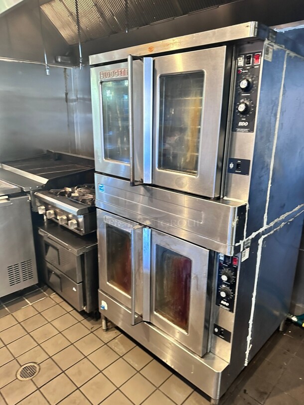 Late Model Blodgett ZEPH-100-G DBL Zephaire Double Full Size Liquid Natural Gas Convection Oven - 100,000 BTU Working - Image 4 of 9