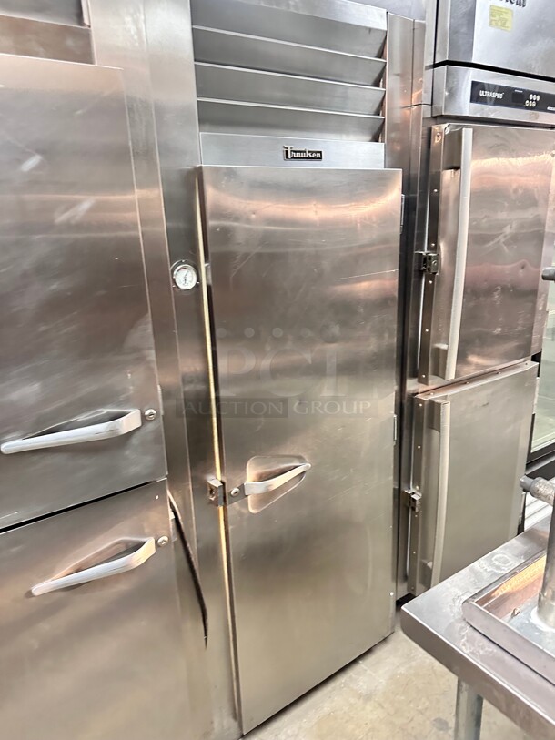 Traulsen Commercial Single Stainless Steel Door Refrigerator 115 Volt Tested and Working - Image 1 of 8
