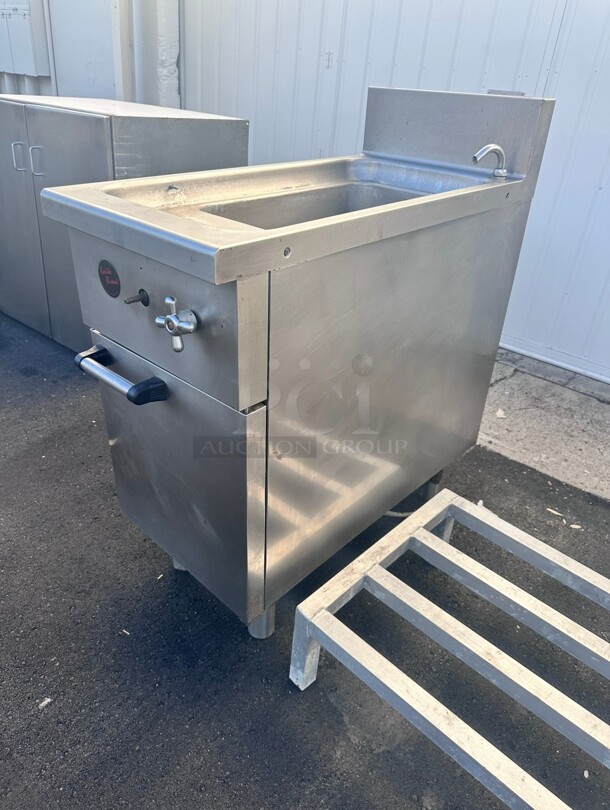 Rosito Bisani CPG1 HIGH BTU Gas Pasta Cooker Working - Image 4 of 6