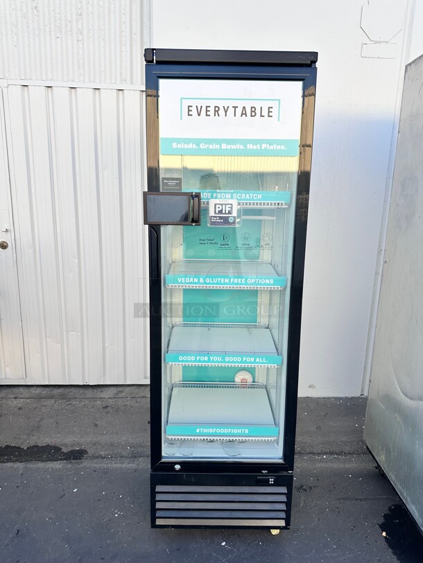 Excellent Condition Atosa P380WA Single Glass Door Display Fridge 115 Volt Working - Image 1 of 9