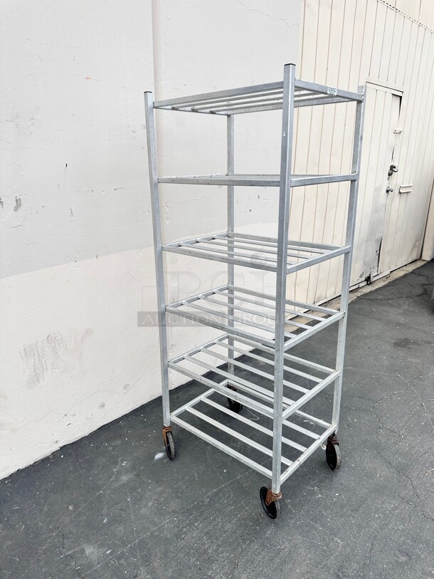 New Age 1251 66 inch H Stationary Can Rack On Casters  - Image 4 of 7