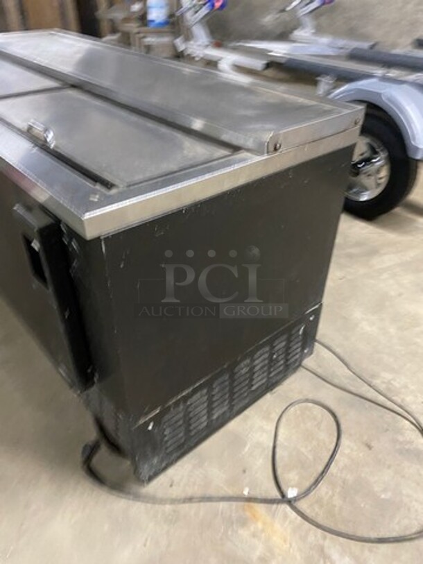 Continental Commercial Under The Counter Beer Bottle Cooler! With 2 Stainless Steel Sliding Top Doors! Model: CBC64 SN: 14566957 115V 60HZ 1 Phase - Image 2 of 7