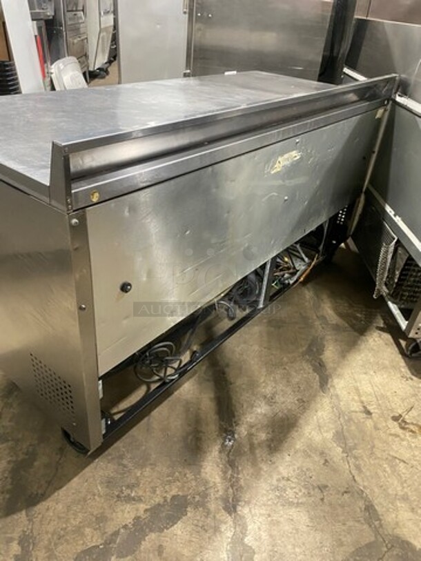 True Commercial 3 Door Refrigerated Lowboy/Worktop Cooler! With Backsplash! All Stainless Steel! On Casters! Model: TWT72 SN: 8048958 115V 60HZ 1 Phase - Image 4 of 9