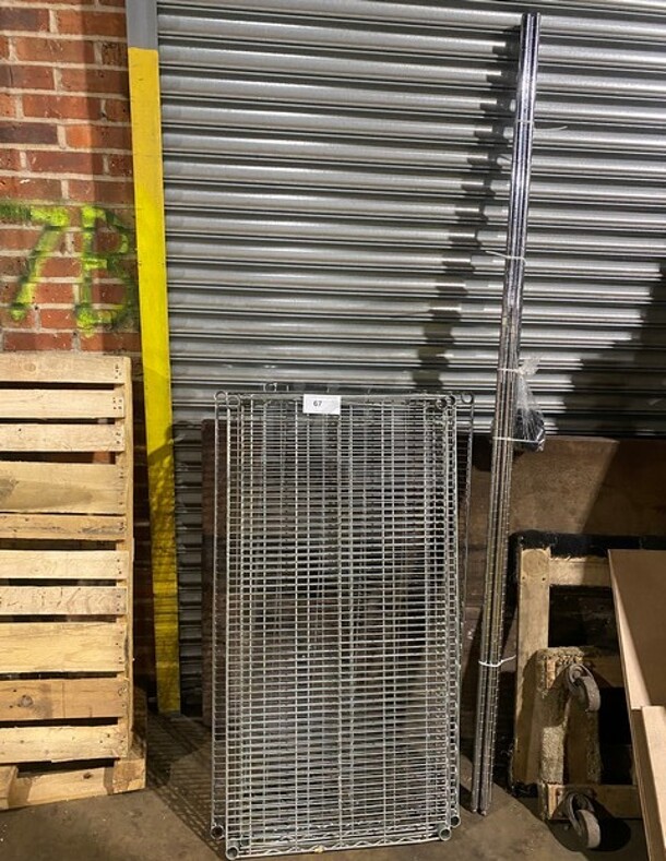 Stainless Stell Metro Shelving! - Image 1 of 5