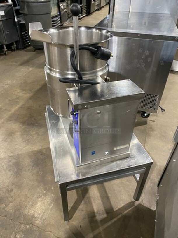 Cleveland Commercial Electric Powered Tilting Soup Kettle! All Stainless Steel! On Legs! - Image 2 of 9