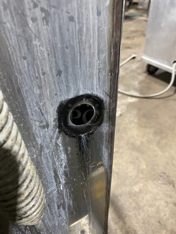 Champion Commercial Pass-Through Dishwasher Machine! All Stainless Steel! On Legs! With Right Side Dishwasher Table! With Back And One Side Splash! Model: DHBT SN: D11038937 208/240V 60HZ 3 Phase - Image 11 of 12