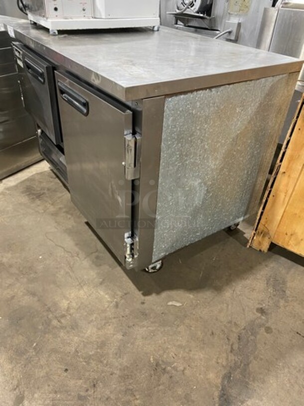 Leader Commercial Refrigerated 2 Door Lowboy! With Poly Coated Rack! All Stainless Steel! On Casters! Model: LB48SC SN: PW11M1802B 115V 60HZ 1 Phase - Image 2 of 11