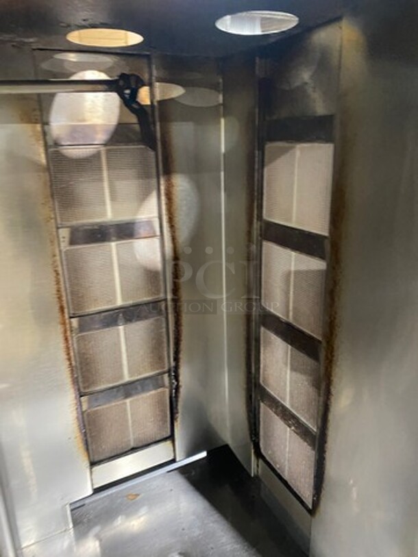 Attias Natural Gas Powered Dual Gyro Machine! All Stainless Steel! WORKING WHEN REMOVED! - Image 6 of 9