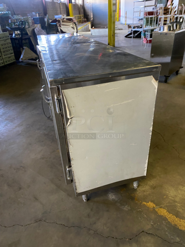 Commercial Refrigerated 4 Door Bar Back Cooler! Solid Stainless Steel! On Legs! - Image 2 of 7