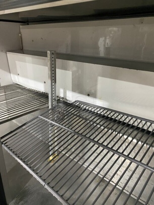 True Commercial 2 Door Refrigerated Lowboy/ Worktop Cooler! With Poly Coated Racks! All Stainless Steel! SN: 5349045 115V 60HZ 1 Phase - Image 6 of 8