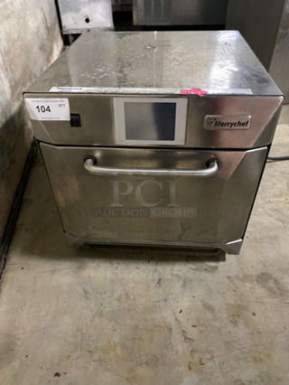 Merrychef Commercial Countertop Rapid Cook Oven! With Digital Touch Controls! All Stainless Steel! Model: EIKONE4 SN: 1502213090403 208/240V
