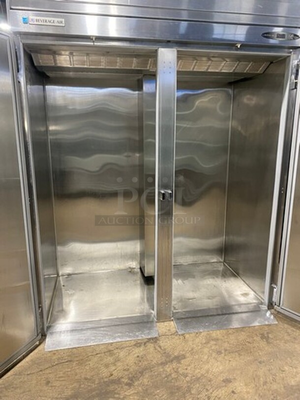 Beverage Air Commercial 2 Door Roll In Rack Refrigerator! All Stainless Steel! Model: PRI21ASXDX 115V 60HZ 1 Phase - Image 5 of 10