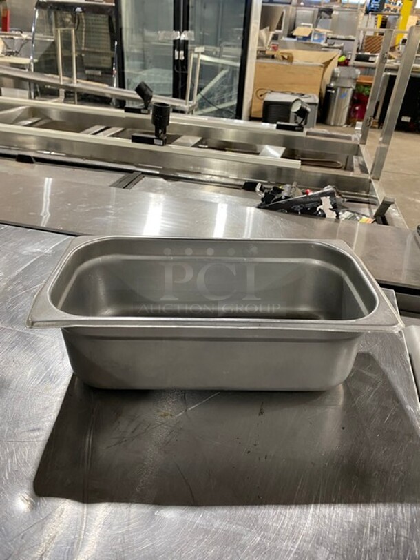 Winco Commercial 1/3 Drop In Pan! All Stainless Steel! Model SPJL304! 4 X Your Bid! - Image 2 of 5
