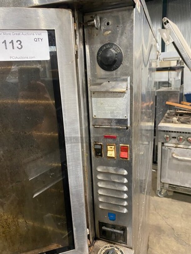 Blodgett Commercial Electric Powered Double Deck Convection Oven! With Metal Oven Racks! All Stainless Steel! On Legs! Model: EZE1 SN: 0780H5416102 208/220V 60HZ 3 Phase - Image 6 of 10