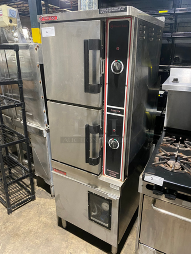 Market Forge Commercial Dual Cabinet Convection Steam Cooker! All Stainless Steel! On Legs! - Image 2 of 8
