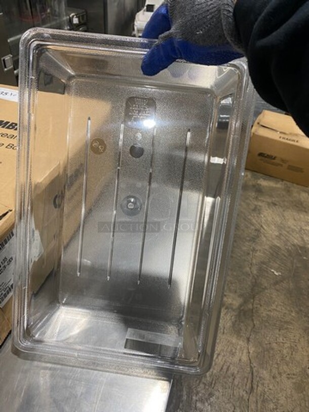 NEW! IN THE BOX! Cambro Clear Poly Food Containers! 6 In A Box! 1 Box Per Number! 6x Your Bid! - Image 7 of 7