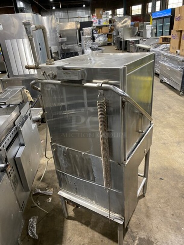 Hobart Heavy Duty Commercial Upright Pass-Through Dishwasher! With Entering & Receiving Wash Table! With Garbage Disposal! All Stainless Steel! On Legs! - Image 5 of 11