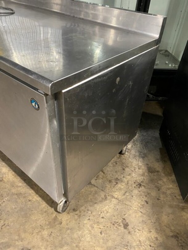 Hoshizaki Commercial 2 Door Lowboy/Worktop Freezer! With Back Splash! All Stainless Steel! On Casters! Model: HWF68A SN: C50028G 115V 60HZ 1 Phase - Image 3 of 8