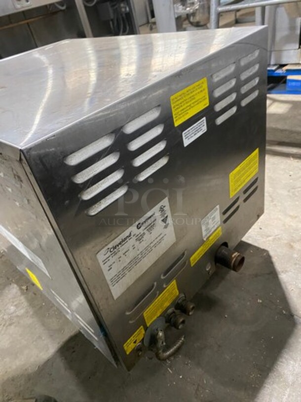SWEET! Cleveland Electric Powered Countertop Steamer! All Stainless Steel! On Legs! Model: 21CET8 SN: 1106230001025 208V 60HZ 3 Phase - Image 4 of 8