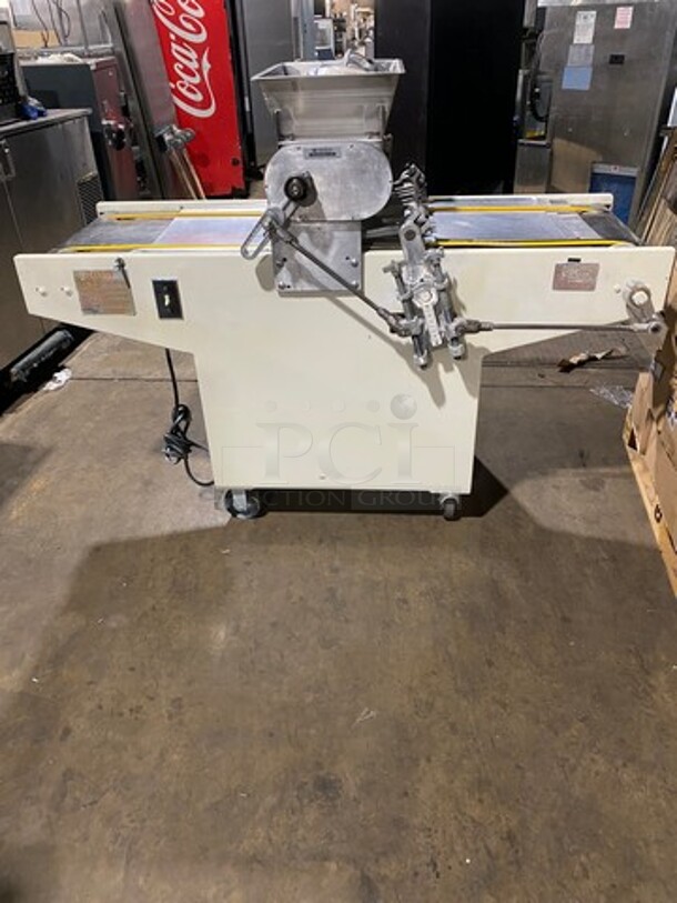 WOW! Champion Commercial Electric Powered Cookie Depositor! With 3 X Dye's! On Casters! WORKING WHEN REMOVED! Model: 65SETL SN: 01020 115V 60HZ 1 Phase - Image 3 of 12
