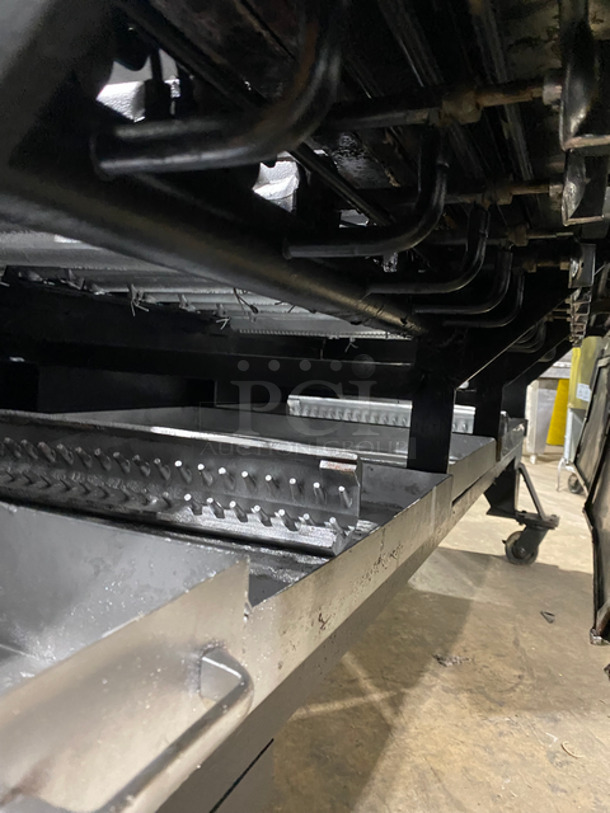 NICE! Bakers Pride Commercial Gas Powered Char Broiler Grill! With Back Splash! All Stainless Steel! On Casters! - Image 7 of 7