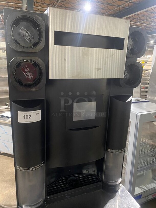 Manitowoc Multiplex All Stainless Steel Smoothie Workstation! On Single Door Undercounter Cooler With Poly Bins! On Casters! Model: MB81 SN: 1701150000057 115V 1PH  - Image 10 of 11