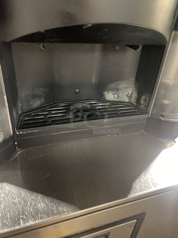 Manitowoc Multiplex All Stainless Steel Smoothie Workstation! On Single Door Undercounter Cooler With Poly Bins! On Casters! Model: MB81 SN: 1701150000057 115V 1PH  - Image 11 of 11