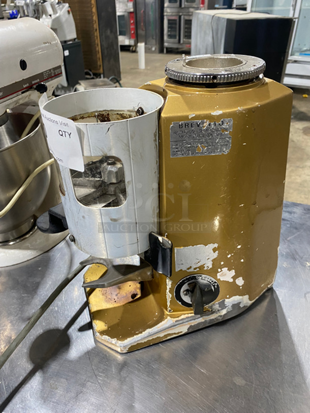 Mazzer Luigi Commercial Countertop Coffee Bean Grinder! Stainless Steel Body! Model: SUPERJOLLYTIMER SN: 95002816 110V 60HZ 1 Phase - Image 3 of 8