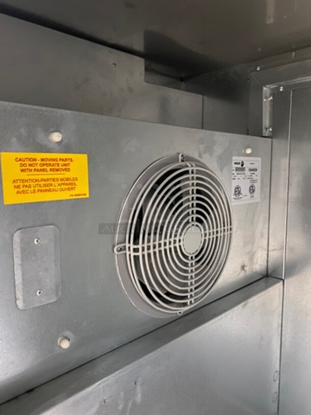 NICE!  Fagor Commercial 2 Door Bar Back Cooler! With View Through Doors! All Stainless Steel! Model: FBB59SDT SN: 13040002M 115V 60HZ 1 Phase - Image 7 of 10