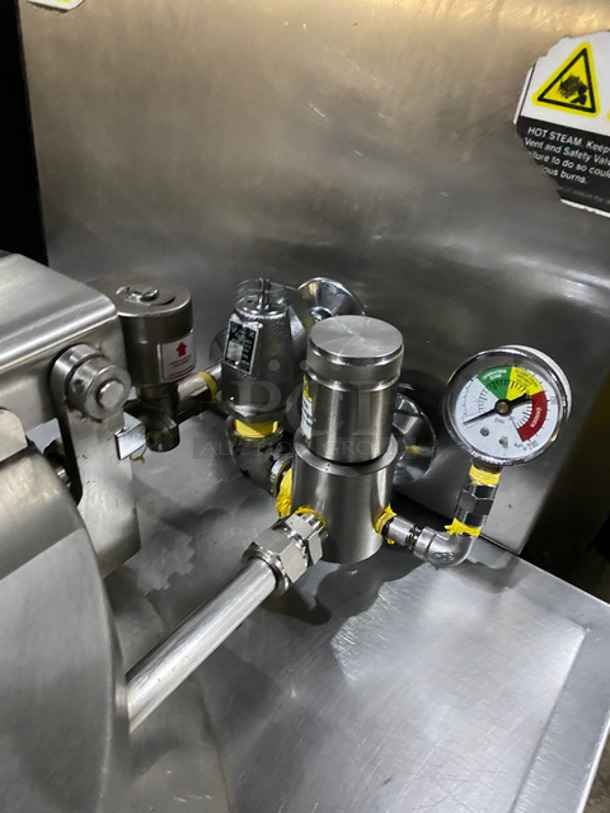 Commercial Electric Powered BKI Pressure Fryer! With Frying Basket! All Stainless Steel! On Casters! Model: FKM 208V 3 Phase - Image 8 of 12